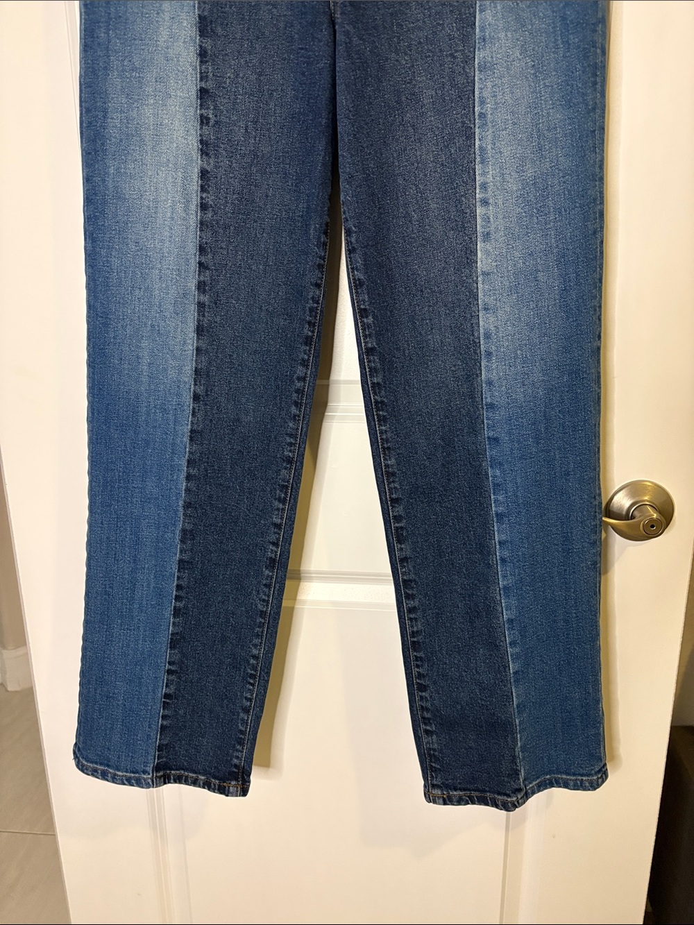 Kut from the Kloth Sienna Wide Leg Jeans Two Tone Size 4 - Picture 4 of 10